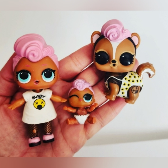 LOL Surprise Dolls Series 3 Confetti Pop Grunge Grrrl Family - Picture 1 of 6